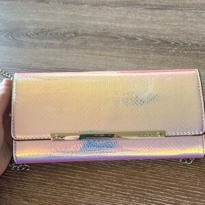 ALDO Holographic Iridescent Chain Clutch - Women Accessories